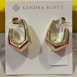 NWT Kendra Scott Kaia Earrings Kendra Scott Hoops Gold